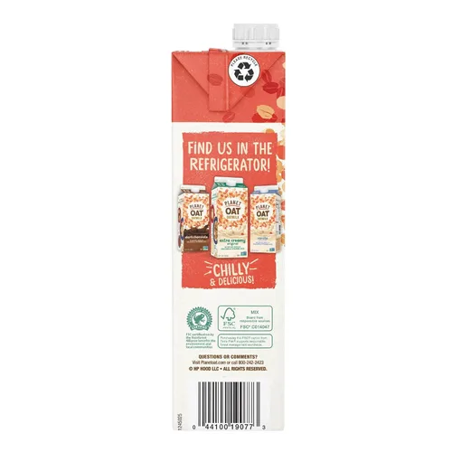 Vista 5 de Planet Oat - Leche de avena sin lactosa ni lácteos, sin OGM, original, 32 onzas líquidas (paquete de 6)
