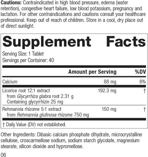 Vista 2 de Complejo suprarrenal de Medi Herb 120 Tabletas