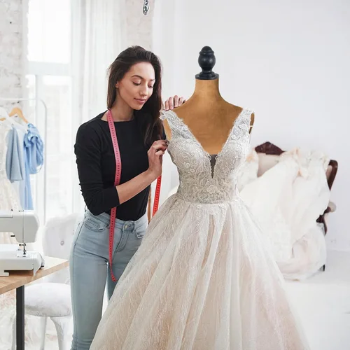 Vista 6 de YunHome - Vestido de medio cuerpo femenino con forma de maniquí de torso para ropa, altura de espuma para coser, maniquí desmontable marrón