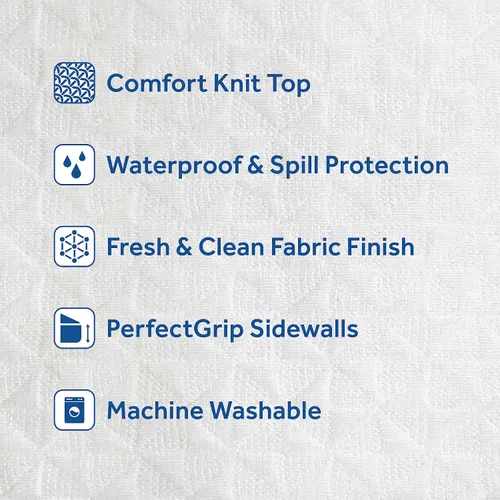 Vista 3 de Sealy Protector de colchón ajustable impermeable Clean Protection Twin