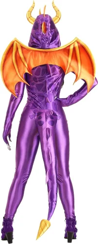 Vista 4 de Disfraz de Spyro the Dragon para mujer