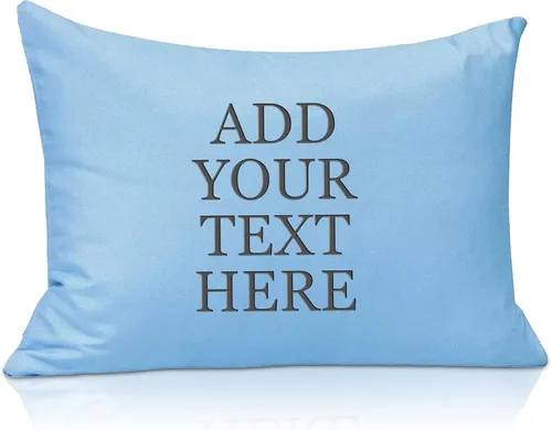 Vista 25 de Fundas de almohada personalizadas para niños pequeños de 13 x 18 pulgadas, funda de almohada de microfibra cepillada súper suave y acogedora
