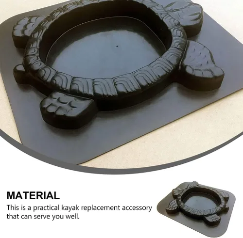 Vista 5 de Cabilock Molde de piedra escalonada con forma de tortuga, molde de pavimento de tortuga, molde de pavimento de cemento para hormigón para decoración