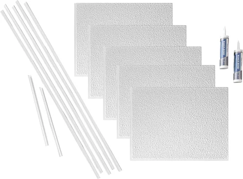 Vista 9 de FASÄDE Kit de protector contra salpicaduras de vinilo decorativo martillado de 15 pies cuadrados en bronce antiguo