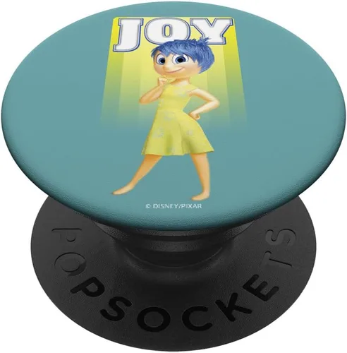 Vista 6 de Disney Pixar Inside Out Joy Retrato PopSockets MagSafe PopGrip para iPhone