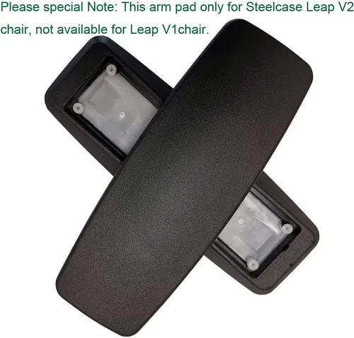 Vista 2 de Almohadillas de repuesto para Steelcase Leap V2, Amia Office Chair Black (2 unidades)