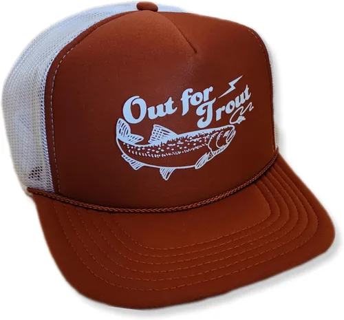 Vista 43 de ThatsRad Out for Trout Corduroy Snapback Sombrero Gorra Pesca con Mosca Pescador