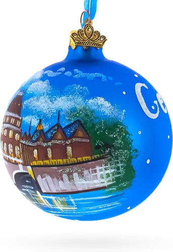 Vista 3 de Berlín, Alemania Bola de Vidrio Adorno de Navidad 3,25 Pulgadas
