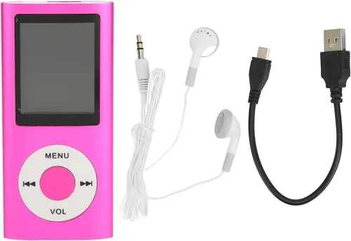 Vista 7 de LICAEVEY Reproductor MP3 Bluetooth ultrafino de 1.8 pulgadas con pantalla LCD, memoria expandible a 64 GB, reproductor de música portátil
