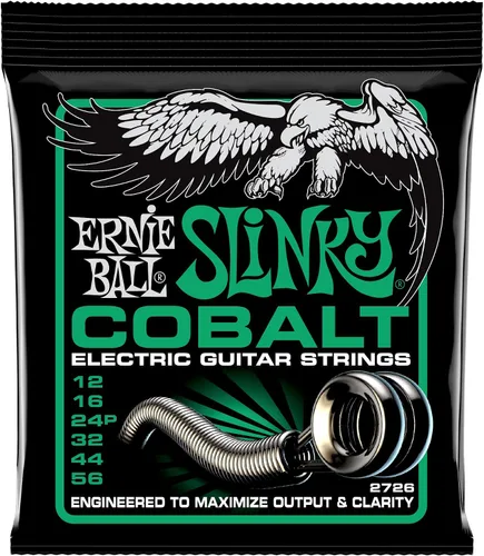 Vista 15 de Cuerdas para guitarra eléctrica Cobalt de Ernie Ball
