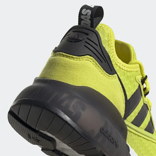Vista 9 de adidas ZX 2K Boost Zapatos para niños Acid YellowCore BlackCloud White