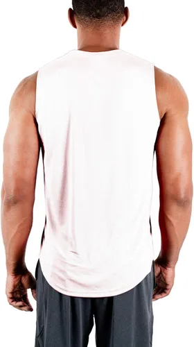 Vista 3 de DEVOPS 3 Pack Men's Muscle Shirts Sleeveless Dri Fit Gym Workout Tank Top