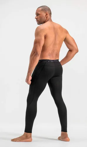 Vista 6 de DEVOPS - Pantalones de compresión térmicos para hombre, mallas atléticas de base, paquete de 2