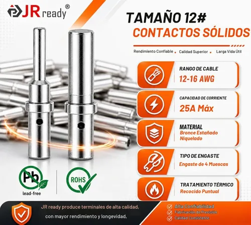 Vista 5 de JRready ST6361 Deutsch Kit del conector, 2 conectores impermeables DTP IP68