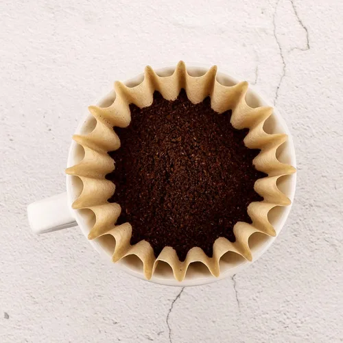 Vista 5 de EUSOAR Filtros de café sin blanquear de 1 a 2 tazas, paquete de 50 filtros de café desechables de papel marrón natural, para cafeteras de vertido