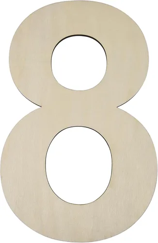 Vista 13 de HILAZA Tablero de madera grande de 12 pulgadas de grosor con número 0, 1/4 de pulgada de grosor, sin terminar, de madera en blanco, para decoración