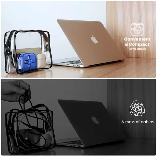 Vista 5 de Cable de Carga Múltiple de 4.5A, 4 Pies/Paquete de 2 Cargadores Múltiples para Todos los Dispositivos Cable Retráctil 3 en 1 para Automóvil Cable