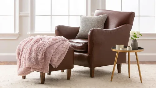 Vista 4 de Chanasya - Manta de pelo largo sintético - Manta de felpa ligera y esponjosa de forro polar de microfibra - para sofá, cama, silla, material A