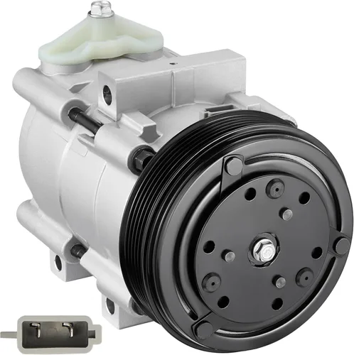 Vista 34 de BDFHYK Compresor de aire acondicionado con embrague compatible con Ford F-250 F-350 Super Duty 6.2L 2017-2019, F-450 F-550 Super Duty 6.8L
