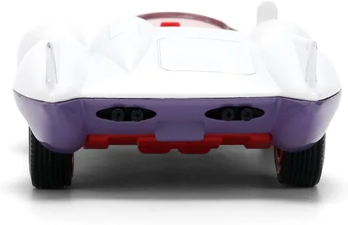 Vista 5 de Jada Mach 5 Speed Racer, juguetes blancos 35882-escala 1/32 modelo de auto fundido a presión
