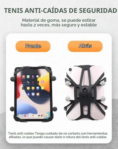 Vista 6 de Soporte para tablet Strg con bola de 1" compatible con brazos de bola de 1" y soportes de bola Tablet Holder for 6" Tablets Compatible with RAM
