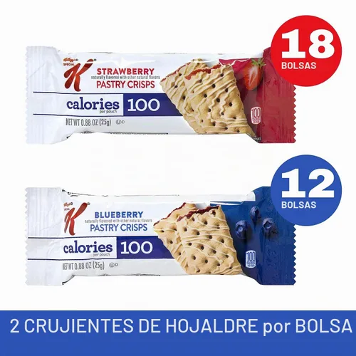 Vista 6 de Kellogg's Special K Pastry Crisp 2 - Bolsa para hacer crujientes de pastelería 30/0.88 oz Peso neto 26.4 onzas, ()