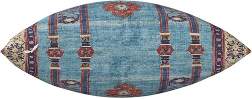 Vista 3 de Alfombra de seda persa antigua con estampado de 11 fundas de almohada de terciopelo suave, funda de cojín decorativa para decoración del hogar, sala