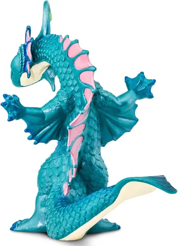 Vista 7 de Safari Ltd. Figura de dragón oceánico, figura detallada de dragón de 6 pulgadas, juguete mítico para niños, niñas y niños a partir de 4 años