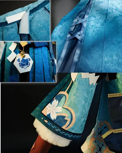 Vista 5 de NSPSTT Genshin Impact Cosplay - Disfraz de todos los personajes, juego completo, disfraz de Halloween para mujeres y hombres