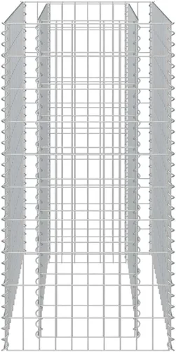 Vista 9 de vidaXL Gabion - Cama elevada de acero galvanizado 35.4"x19.7"x39.4