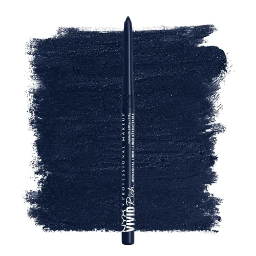 Vista 16 de NYX Maquillaje Profesional Lápiz de ojos mecánico, Mecánico rico vívido, Delineador retráctil cremoso - Deslumbrante ámbar, Delineador dorado