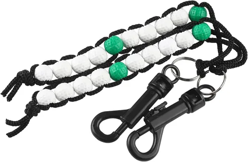 Vista 5 de Andux 2 unids/set de cuentas de golf contador de puntuación para golfista JFQ-03 (blanco/verde)