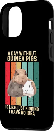 Vista 2 de Funda para iPhone 15 Vintage A Day Without Guinea Pig I Have No Idea