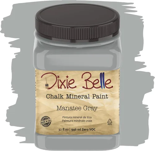 Vista 14 de Pintura para muebles con acabado de tiza Dixie Belle Paint Company - Amatista (4oz) - Pintura mineral de tiza chic púrpura profundo mate