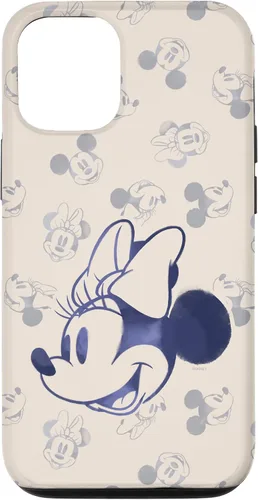 Vista 26 de Funda clásica retro vintage para iPhone 16 Disney Minnie y Mickey Mouse Heads