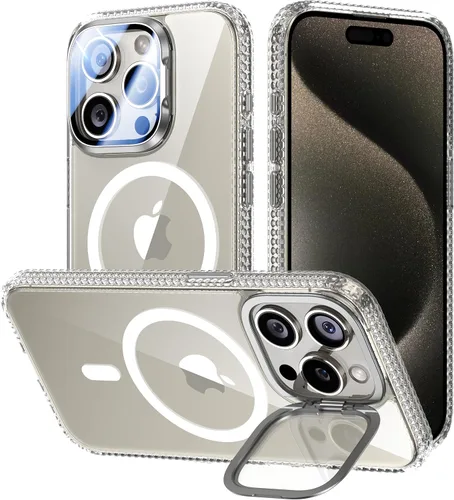 Vista 30 de VOFATA [Protección Completa Mejorada de la Cámara] para Funda iPhone Air con Cubierta de Cámara con Soporte [Compatible con MagSafe][Protección