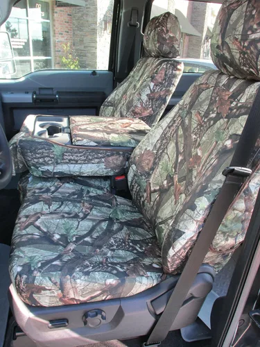 Vista 2 de Durafit Fundas para Asientos, F480-camo-2011-2013 Ford F150-F550 XL y Lariat Asiento Separado 40/20/40 con Consola Central con Apertura en DS1 Camo