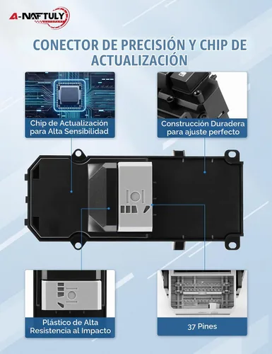Vista 3 de Interruptor maestro de ventana eléctrica para lado del conductor, reemplazo, compatible con Honda Accord 2008 2009 2010 2011 2012, control