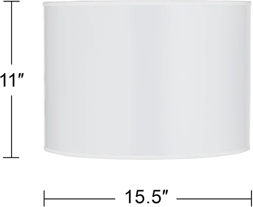 Vista 5 de Pantalla de lámpara con impresión de tambor giclée de tapa dura (premontada), cuadrados modernos, naranja natural, grande, 15.5 pulgadas superior x