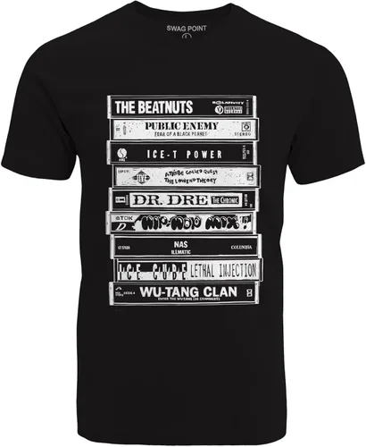 Vista 3 de Swag Point Camiseta con capucha gráfica Urban Streetwear 100 algodón