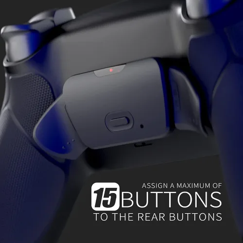 Vista 4 de HEXGAMING Rival Controller 2 Mappable Paddles & Interchangeable Thumbsticks & Hair Trigger Compatible with ps5 Controller PC Wireless FPS Esport
