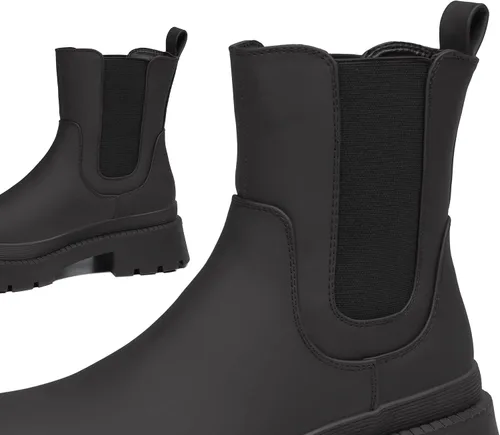 Vista 3 de DREAM PAIRS Botas de plataforma Chelsea para mujer