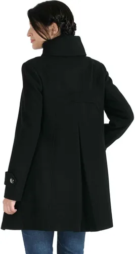 Vista 4 de Ropa exterior Jessie - Abrigo plisado de lana para mujer, chaqueta de invierno para embarazo