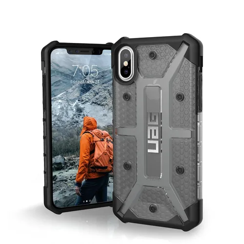 Vista 10 de URBAN ARMOR GEAR UAG - Funda protectora para iPhone Xs/X (pantalla de 5.8 pulgadas) de plasma [hielo], resistente a prueba de golpes, a prueba