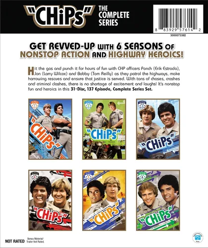 Vista 2 de CHiPs The Complete Series Collection - Seasons 1 - 6 (DVD)