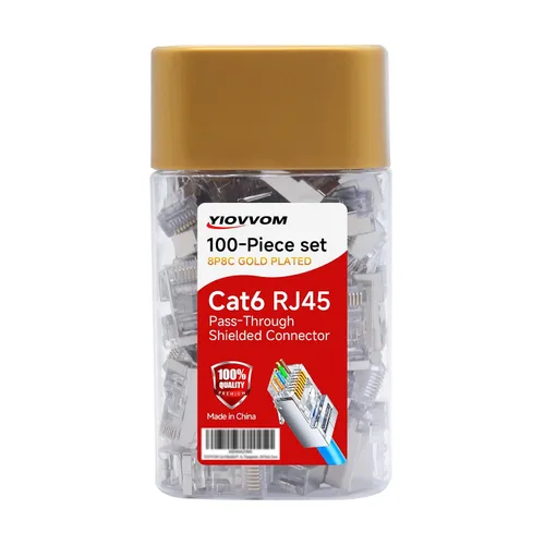 Vista 8 de Conectores RJ45 8P8C de paso Cat 6