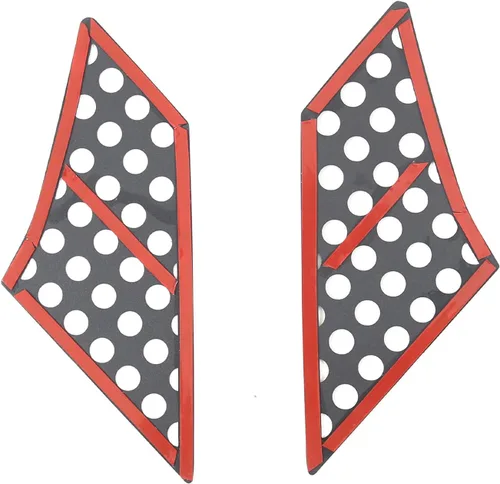 Vista 7 de Ajuste para Honda Pilot 2015 2016 2017 2018 2019, aleación de aluminio, panel decorativo de panal, ventana de puerta trasera, panel decorativo