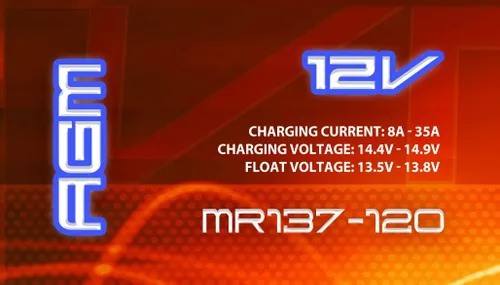Vista 6 de QTY2 VMAX MR137-120 12V 120AH AGM Deep Cycle Group 31 Baterías para Minn Kota Terrova 80 - Control de pie 24V 80lb Motor de arrastre