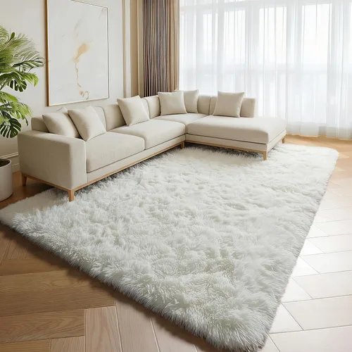 Vista 80 de ONASAR - Alfombra de pasillo negra de 2 x 6 pies, esponjosa, lavable, ultrasuave, afelpada, peluda, tapete para bebés, dormitorio de niños, armario
