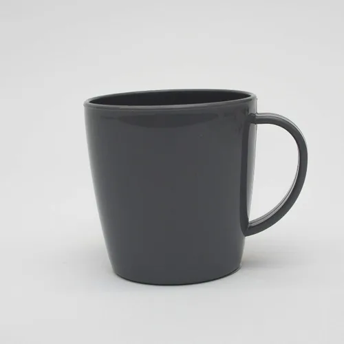 Vista 4 de Taza y tapa con un agujero para pajilla, para niños, enfermería, viajes, sin BPA, no tóxico, horno de microondas, apto para lavavajillas, Gris
